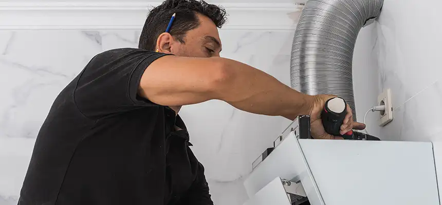 Precision In-wall Dryer Vent Cleaning & Rerouting Corrections in Rosemead, CA